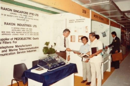 MED-Rakon-at-tradeshow-1980s-Singapore-600x400